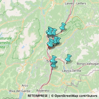 Mappa Via dei Felti, 38015 Lavis TN, Italia (7.70077)