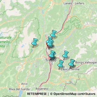 Mappa Via dei Felti, 38015 Lavis TN, Italia (9.8075)