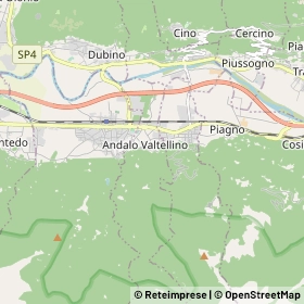 Mappa Andalo Valtellino