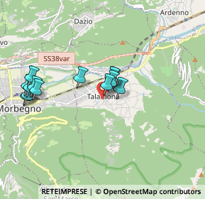 Mappa Via Don Cusini, 23018 Talamona SO, Italia (1.73538)