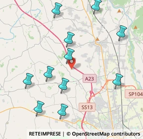 Mappa Via della Bressana, 33010 Pagnacco UD, Italia (4.47182)