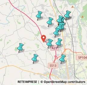 Mappa Via della Bressana, 33010 Pagnacco UD, Italia (3.74733)