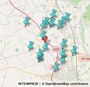 Mappa Via della Bressana, 33010 Pagnacco UD, Italia (3.417)