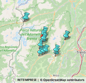 Mappa Gal, 38080 Bocenago TN, Italia (10.08929)