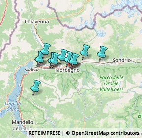 Mappa Via del Commercio, 23017 Morbegno SO, Italia (8.76923)