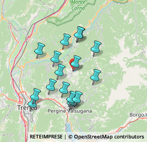 Mappa Lago di Serraia, 38042 Baselga di Piné TN, Italia (6.57647)