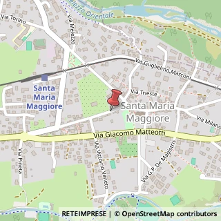 Mappa Via Cavalli, 20, 28857 Santa Maria Maggiore VB, Italia, 28857 Re, Verbano-Cusio-Ossola (Piemonte)