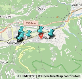 Mappa Via Valle D'aosta, 23018 Talamona SO, Italia (1.6595)