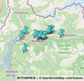 Mappa Via Valle D'aosta, 23018 Talamona SO, Italia (7.21923)