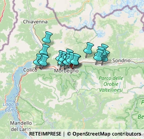 Mappa Via Valle D'aosta, 23018 Talamona SO, Italia (8.3205)