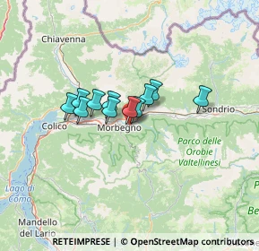 Mappa Via Valle D'aosta, 23018 Talamona SO, Italia (8.06818)