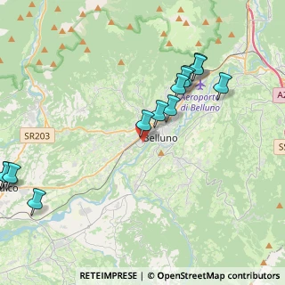 Mappa Via Arrigo Boito, 32100 Belluno BL, Italia (4.78692)
