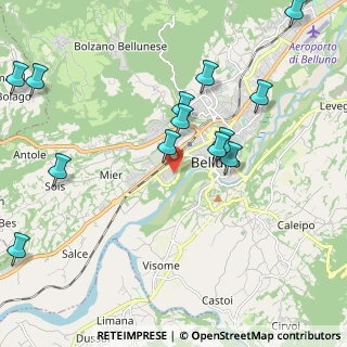 Mappa Via Arrigo Boito, 32100 Belluno BL, Italia (2.35308)