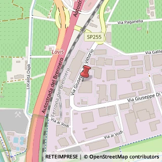 Mappa Via Giuseppe di Vittorio, 21, 38015 Lavis, Trento (Trentino-Alto Adige)