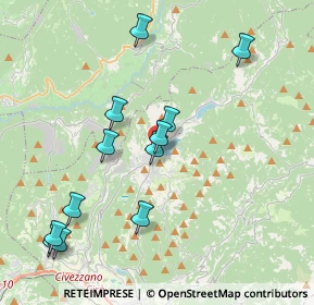 Mappa Viale della Serraia, 38042 Baselga di Piné TN, Italia (4.10583)