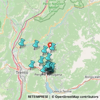 Mappa Viale della Serraia, 38042 Baselga di Piné TN, Italia (7.152)
