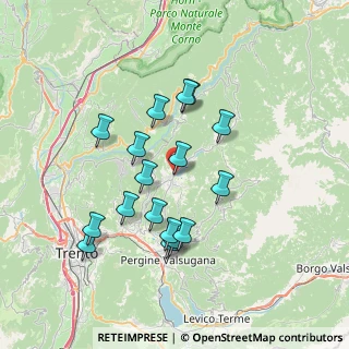 Mappa Viale della Serraia, 38042 Baselga di Piné TN, Italia (6.55294)