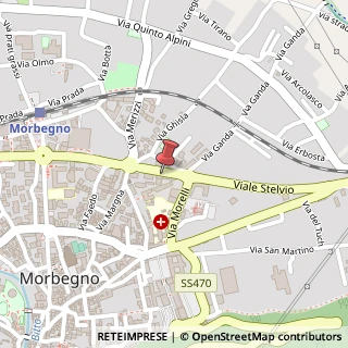 Mappa Viale Stelvio, 132, 23017 Morbegno, Sondrio (Lombardia)