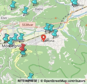 Mappa Via XX Settembre, 23018 Talamona SO, Italia (3.0995)