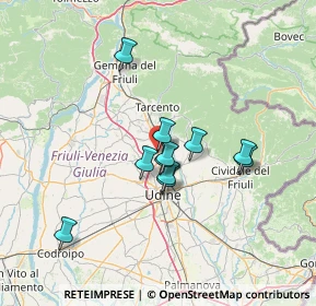 Mappa Via Nazionale, 33010 Reana del Rojale UD, Italia (10.45182)