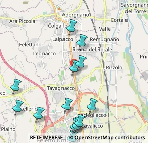 Mappa Via Nazionale, 33010 Reana del Rojale UD, Italia (2.46231)