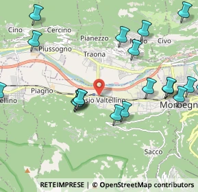Mappa Via Stazione, 23013 Cosio Valtellino SO, Italia (2.4925)