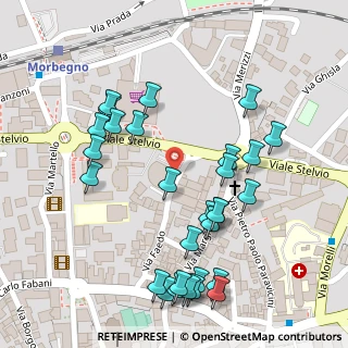 Mappa Via Faedo, 23017 Morbegno SO, Italia (0.12759)