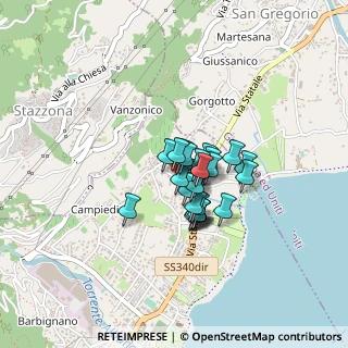Mappa Via San Lorenzo, 22014 Dongo CO, Italia (0.23704)