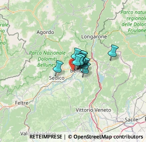 Mappa Via Mier, 32100 Belluno BL, Italia (4.52273)