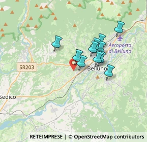 Mappa Via Mier, 32100 Belluno BL, Italia (2.67364)