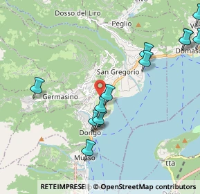 Mappa Via Giuseppe Rubini, 22014 Dongo CO, Italia (2.32077)