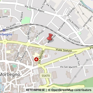 Mappa Via Ganda, 12, 23017 Morbegno, Sondrio (Lombardia)
