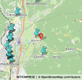 Mappa Via Casa Leone, 28855 Masera VB, Italia (3.0505)