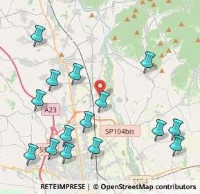 Mappa Via Carbonaria, 33010 Reana del Rojale UD, Italia (4.94267)