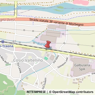 Mappa Via Statale, 391, 23013 Cosio Valtellino, Sondrio (Lombardia)