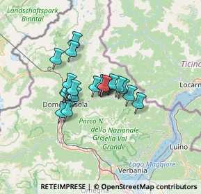 Mappa Piazza Municipio, 28853 Druogno VB, Italia (8.762)