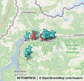 Mappa Via Roncaiola, 23013 Cosio Valtellino SO, Italia (7.60214)