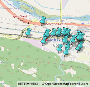 Mappa Via Roncaiola, 23013 Cosio Valtellino SO, Italia (0.45517)