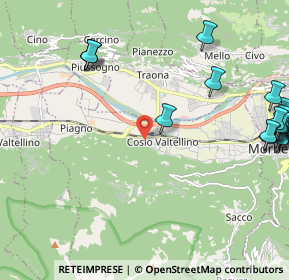 Mappa Via Roncaiola, 23013 Cosio Valtellino SO, Italia (3.042)