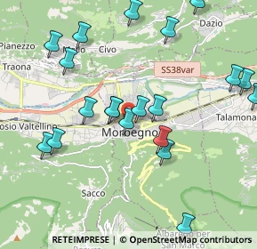 Mappa Via Martello, 23017 Morbegno SO, Italia (2.179)