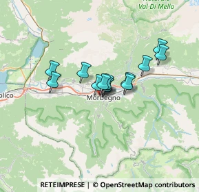 Mappa Via Ruscaine, 23013 Cosio Valtellino SO, Italia (4.37385)