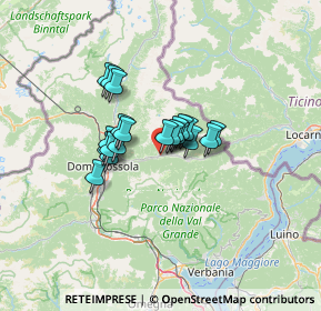 Mappa Via della Stazione, 28853 Druogno VB, Italia (8.2205)