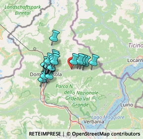 Mappa Via della Stazione, 28853 Druogno VB, Italia (9.4105)