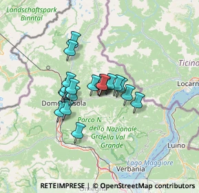 Mappa Via della Stazione, 28853 Druogno VB, Italia (8.7905)