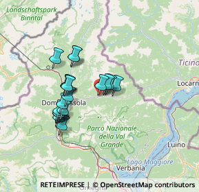 Mappa Via della Stazione, 28853 Druogno VB, Italia (11.46368)