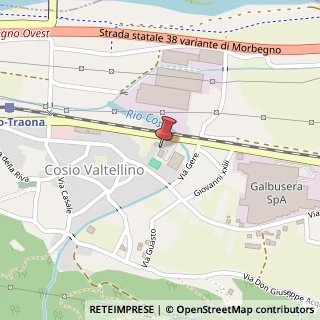 Mappa Via Statale, 399, 23013 Cosio Valtellino, Sondrio (Lombardia)