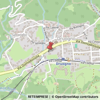 Mappa Via Domodossola, 61, 28853 Druogno, Verbano-Cusio-Ossola (Piemonte)