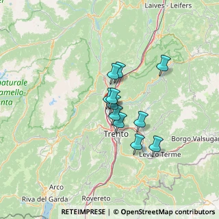 Mappa Via Di Vittorio Giuseppe, 38015 Trento TN, Italia (8.84727)