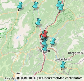 Mappa Via Luigi Negrelli, 38121 Lavis TN, Italia (12.43615)