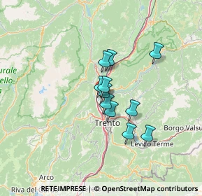 Mappa Via Luigi Negrelli, 38121 Lavis TN, Italia (8.84727)